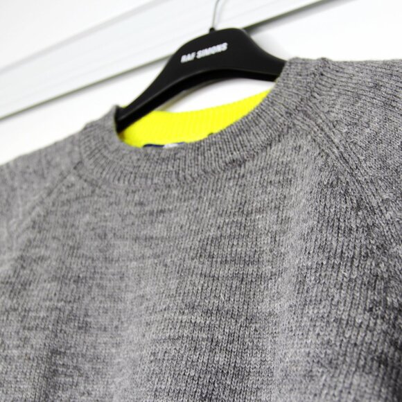 BNWT AW18 JUNYA WATANABE TWO TONE FLORESCENT SWEATER S - Picture 3 of 13